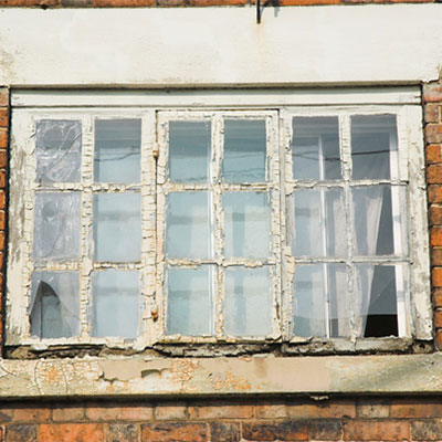Chipped Window